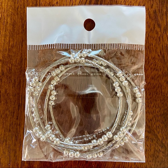 25 Silver Tone Bracelets for Party Favor Incentive Gift - Picture 4 of 4